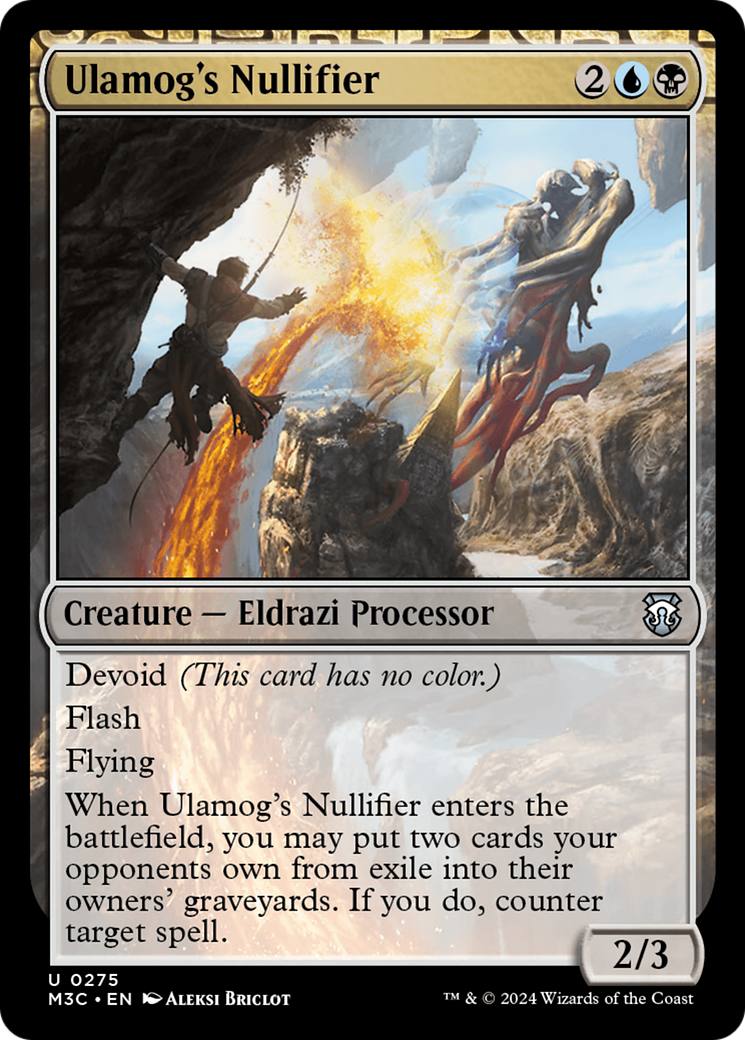 Ulamog's Nullifier (Ripple Foil) [Modern Horizons 3 Commander] | Pegasus Games WI