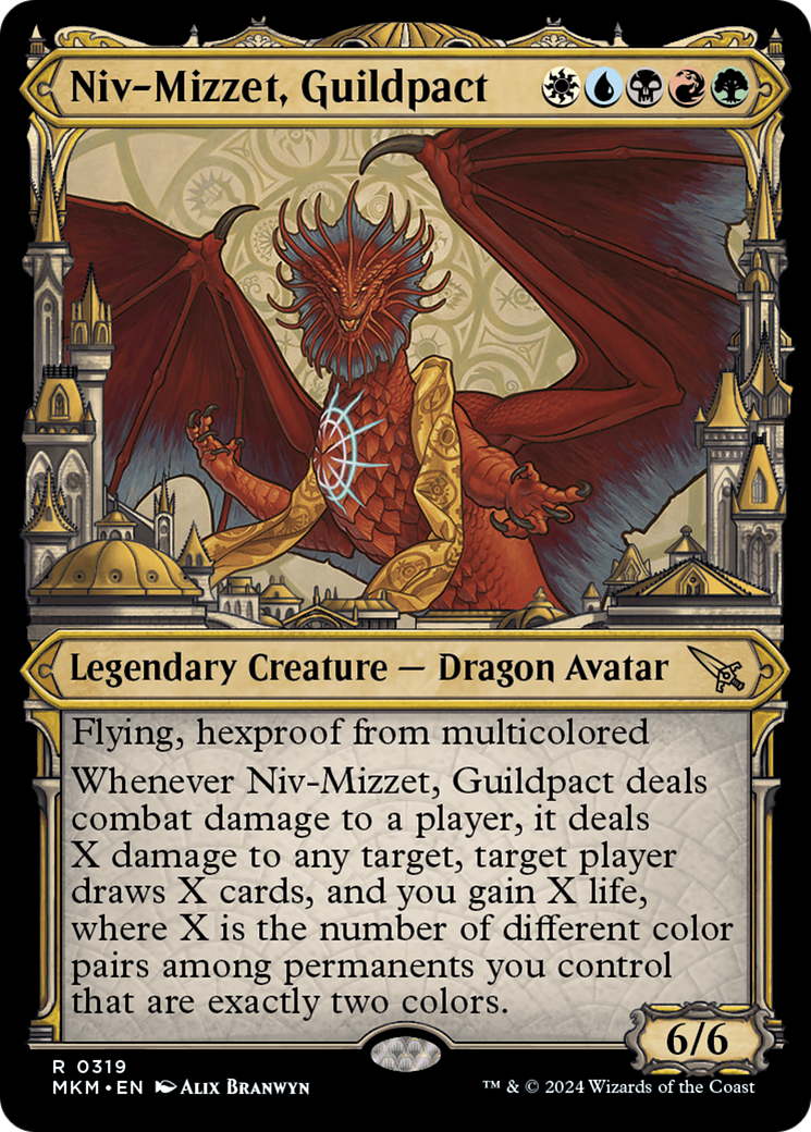 Niv-Mizzet, Guildpact (Showcase) (319) [Murders at Karlov Manor] | Pegasus Games WI