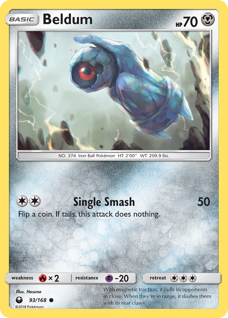 Beldum (93/168) [Sun & Moon: Celestial Storm] | Pegasus Games WI