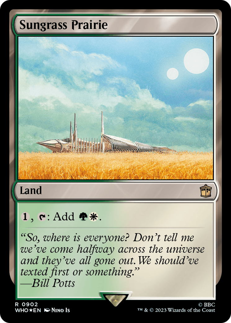 Sungrass Prairie (Surge Foil) [Doctor Who] | Pegasus Games WI