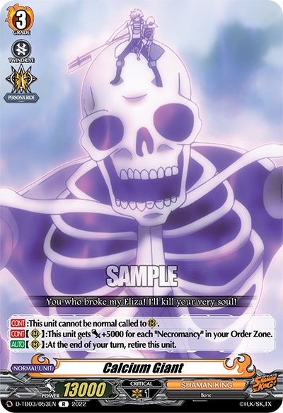 Calcium Giant (D-TB03/053EN) [Shaman King] | Pegasus Games WI