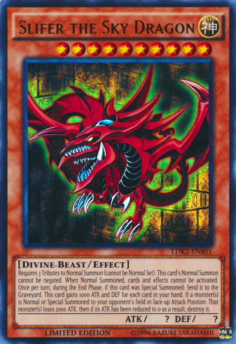 Slifer the Sky Dragon [LDK2-ENS01] Ultra Rare | Pegasus Games WI