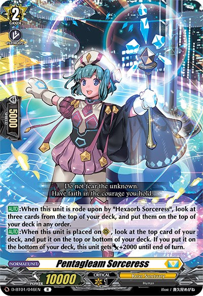 Pentagleam Sorceress (D-BT01/046EN) [Genesis of the Five Greats] | Pegasus Games WI