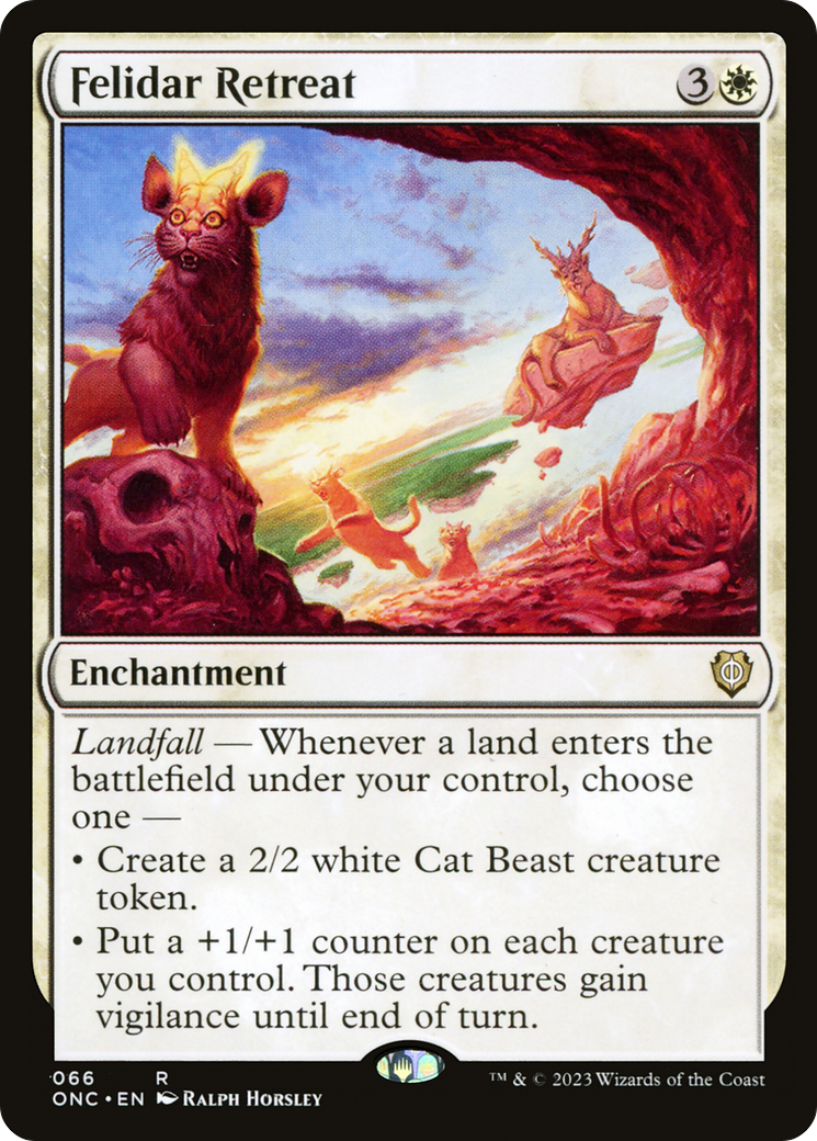 Felidar Retreat [Phyrexia: All Will Be One Commander] | Pegasus Games WI