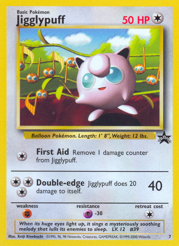 Jigglypuff (7) [Wizards of the Coast: Black Star Promos] | Pegasus Games WI