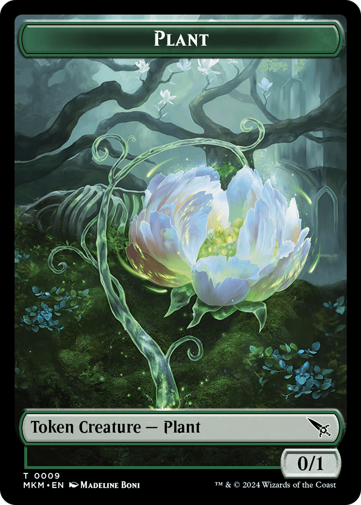 Thopter (0020) // Plant Double-Sided Token [Murders at Karlov Manor Tokens] | Pegasus Games WI