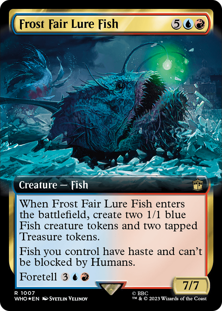 Frost Fair Lure Fish (Extended Art) (Surge Foil) [Doctor Who] | Pegasus Games WI