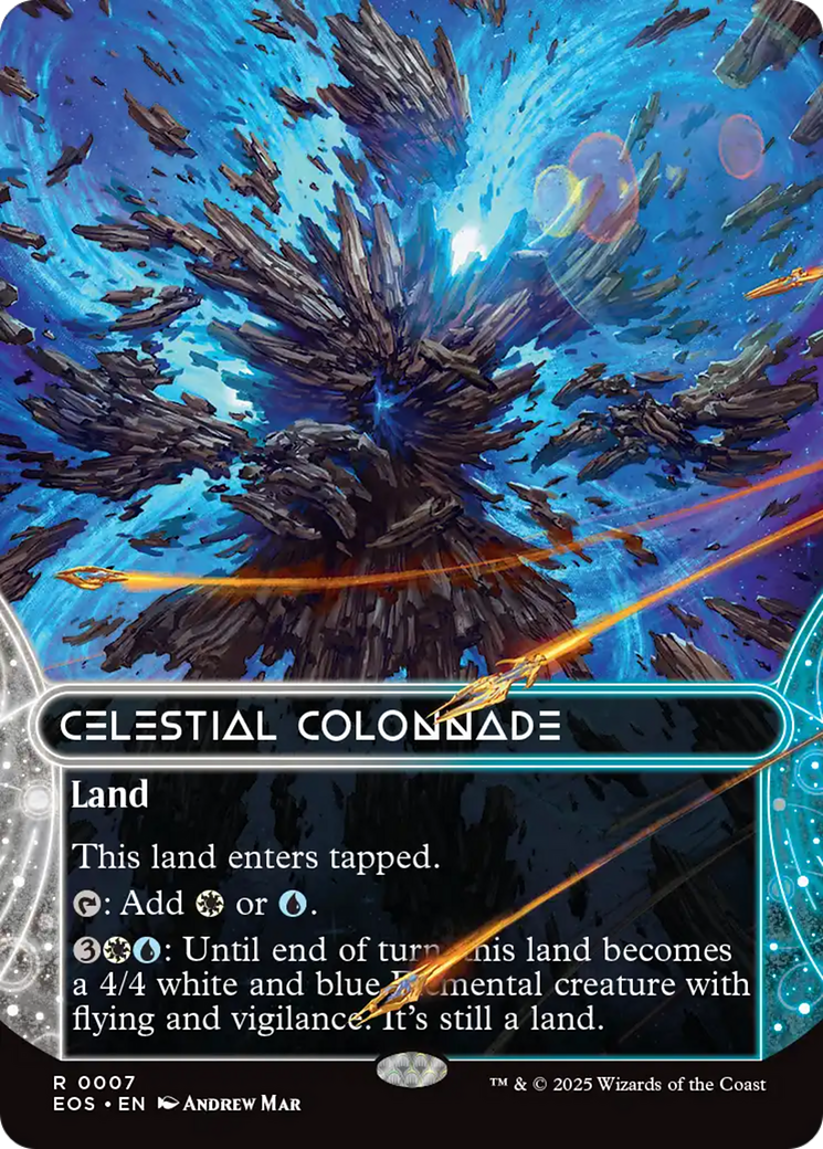 Celestial Colonnade (0007) (Borderless) [Edge of Eternities: Stellar Sights] | Pegasus Games WI