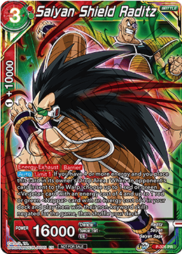 Saiyan Shield Raditz (P-326) [Tournament Promotion Cards] | Pegasus Games WI