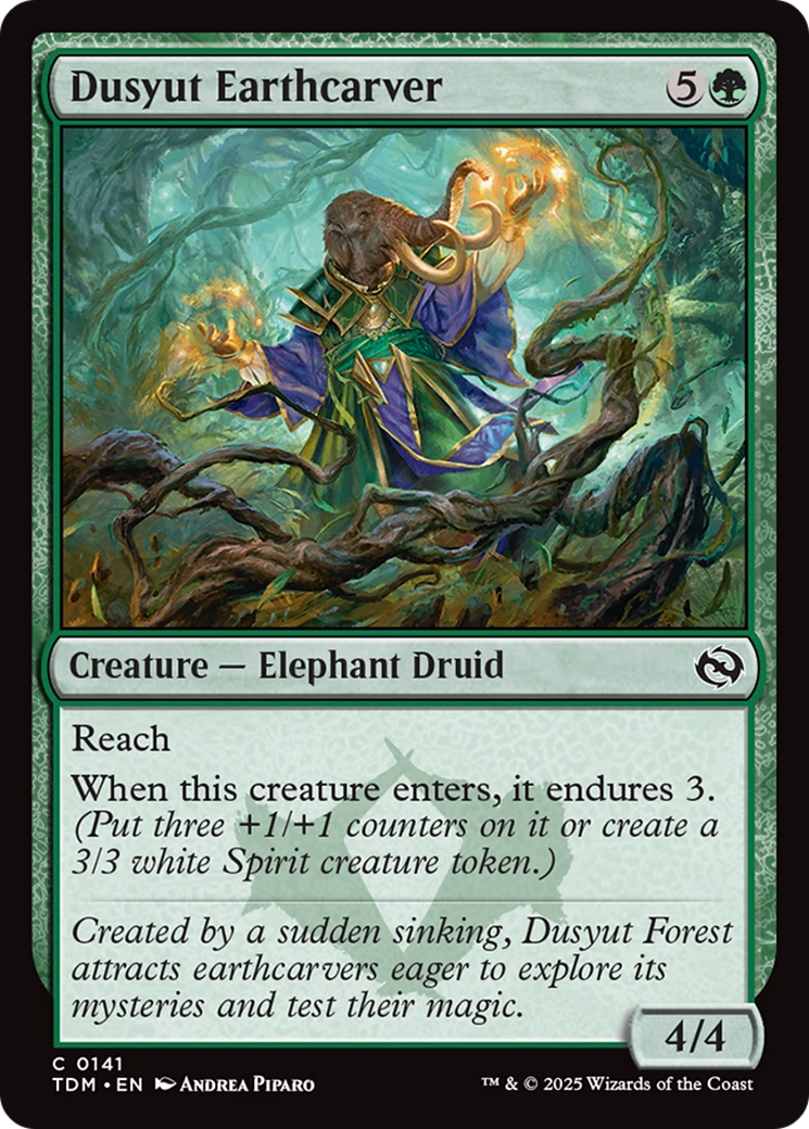 Dusyut Earthcarver [Tarkir: Dragonstorm] | Pegasus Games WI