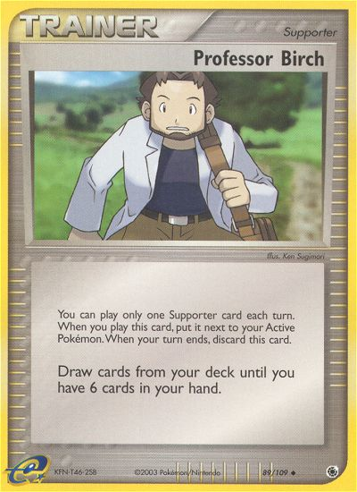 Professor Birch (89/109) [EX: Ruby & Sapphire] | Pegasus Games WI