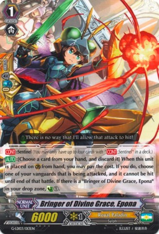 Bringer of Divine Grace, Epona (G-LD03/013EN) [G-Legend Deck Vol.3: The Blaster] | Pegasus Games WI