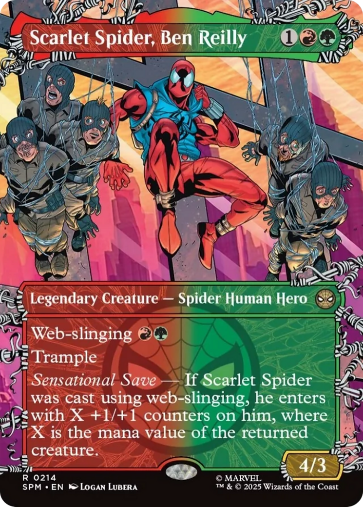Scarlet Spider, Ben Reilly (Borderless) [Marvel's Spider-Man] | Pegasus Games WI