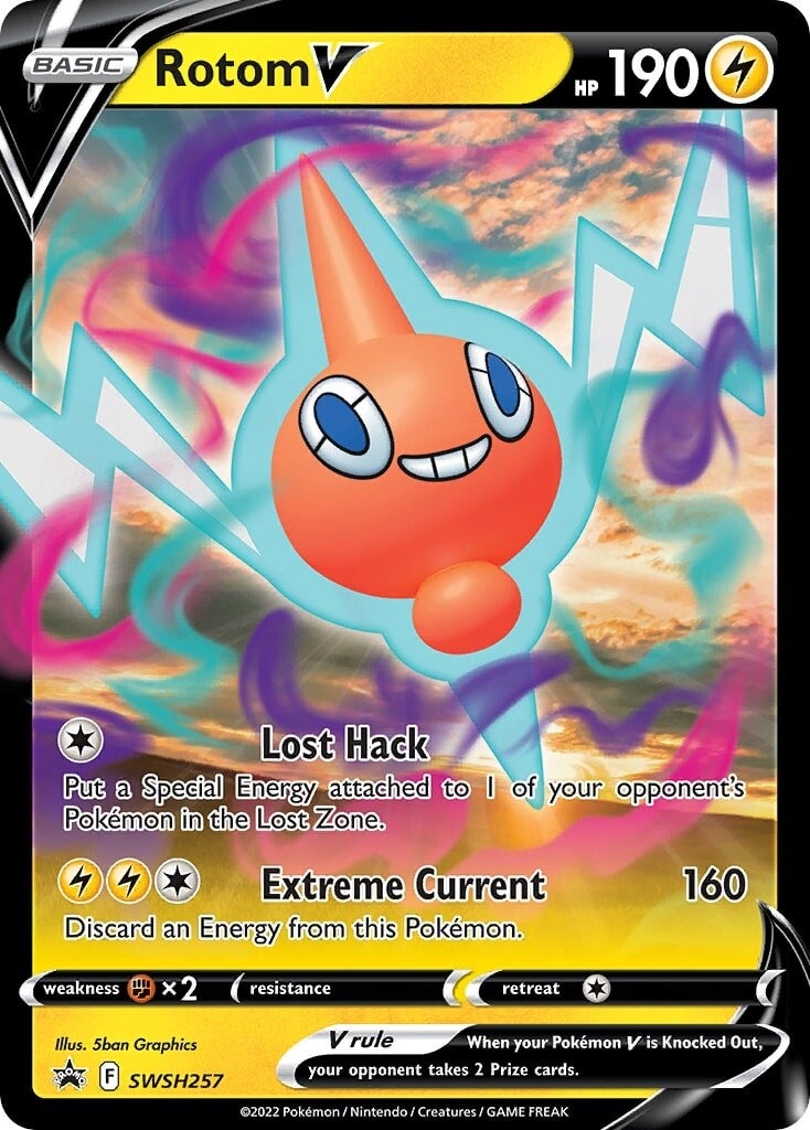 Rotom V (SWSH257) [Sword & Shield: Black Star Promos] | Pegasus Games WI