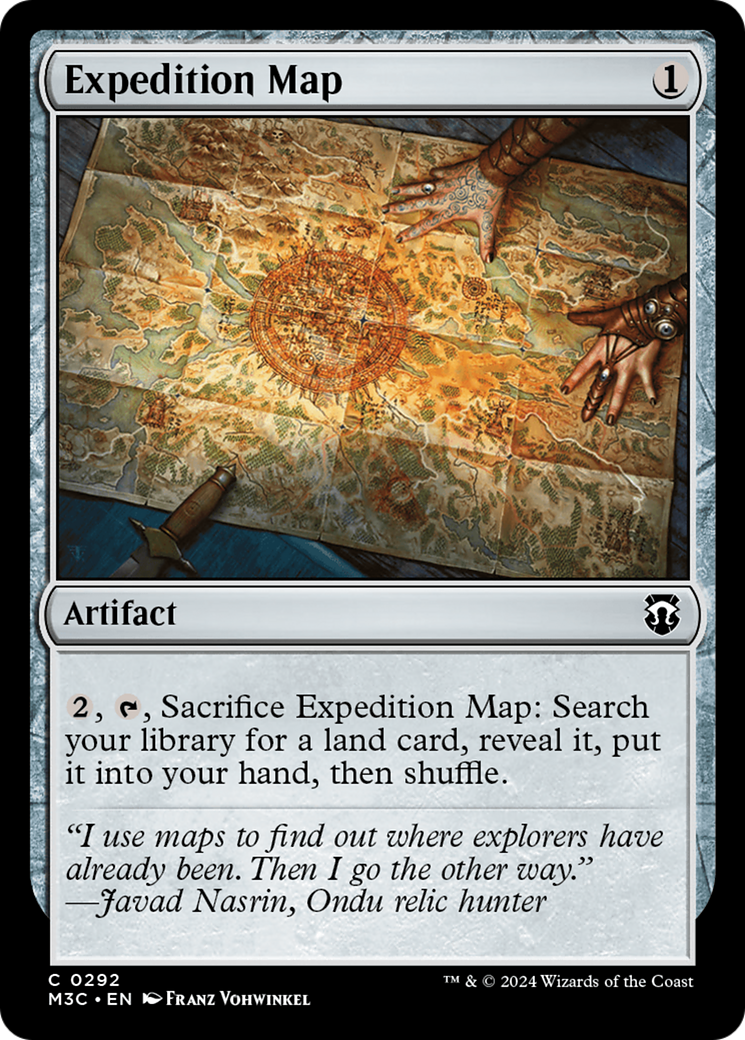 Expedition Map (Ripple Foil) [Modern Horizons 3 Commander] | Pegasus Games WI