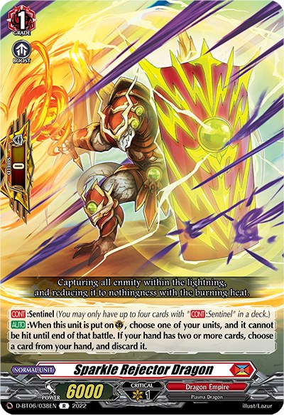 Sparkle Rejector Dragon (D-BT06/038EN) [Blazing Dragon Reborn] | Pegasus Games WI