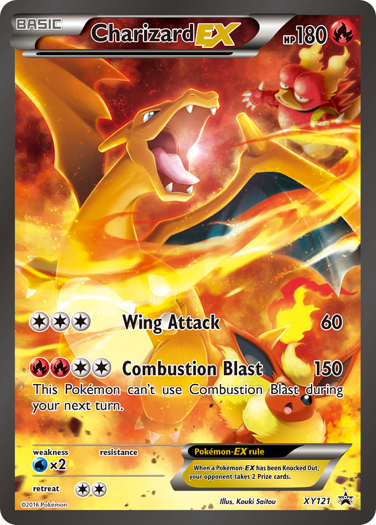 Charizard EX (XY121) [XY: Black Star Promos] | Pegasus Games WI