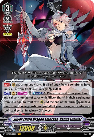 Silver Thorn Dragon Empress, Venus Luquier (V-BT09/005EN) [Butterfly d'Moonlight] | Pegasus Games WI