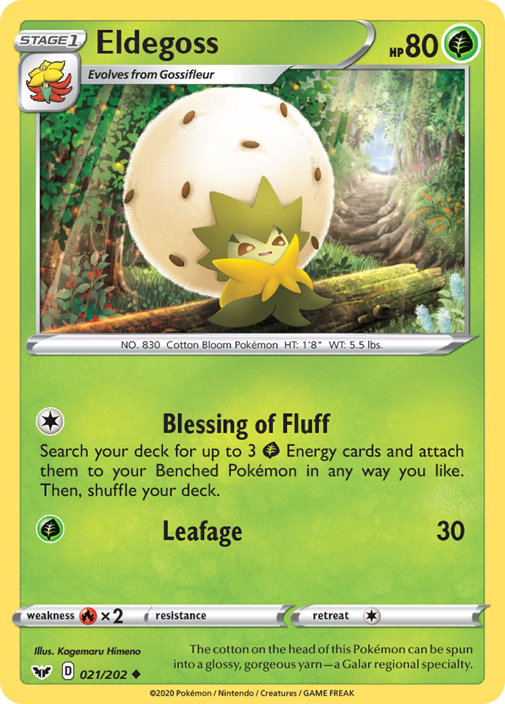 Eldegoss (021/202) [Sword & Shield: Base Set] | Pegasus Games WI