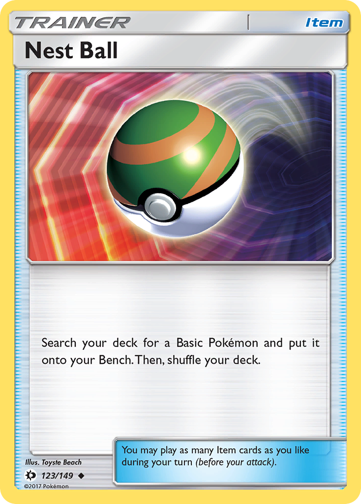 Nest Ball (123/149) [Sun & Moon: Base Set] | Pegasus Games WI