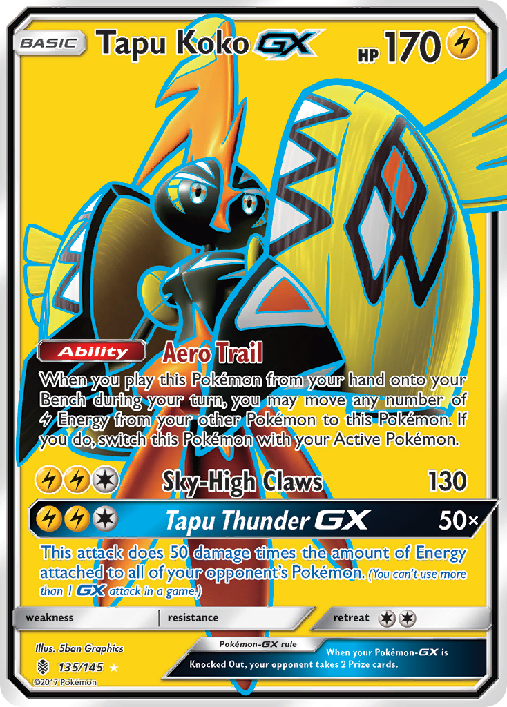 Tapu Koko GX (135/145) [Sun & Moon: Guardians Rising] | Pegasus Games WI