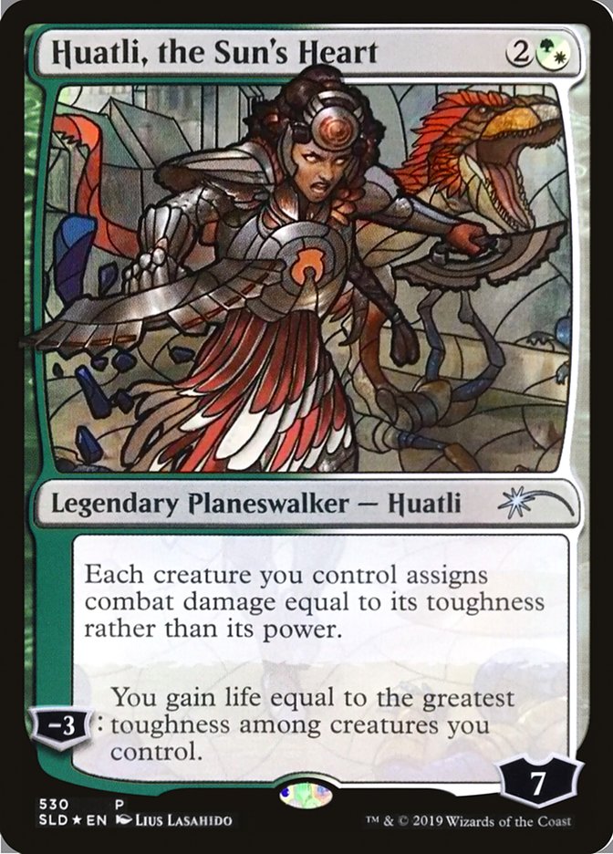 Huatli, the Sun's Heart (Stained Glass) [Secret Lair Drop Promos] | Pegasus Games WI