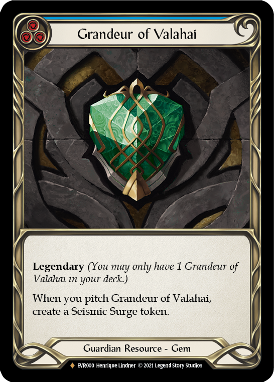 Grandeur of Valahai [EVR000] (Everfest)  1st Edition Cold Foil | Pegasus Games WI