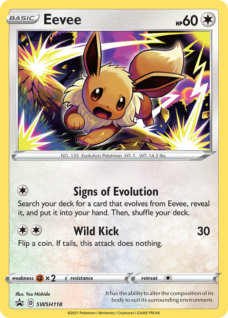 Eevee (SWSH118) [Sword & Shield: Black Star Promos] | Pegasus Games WI