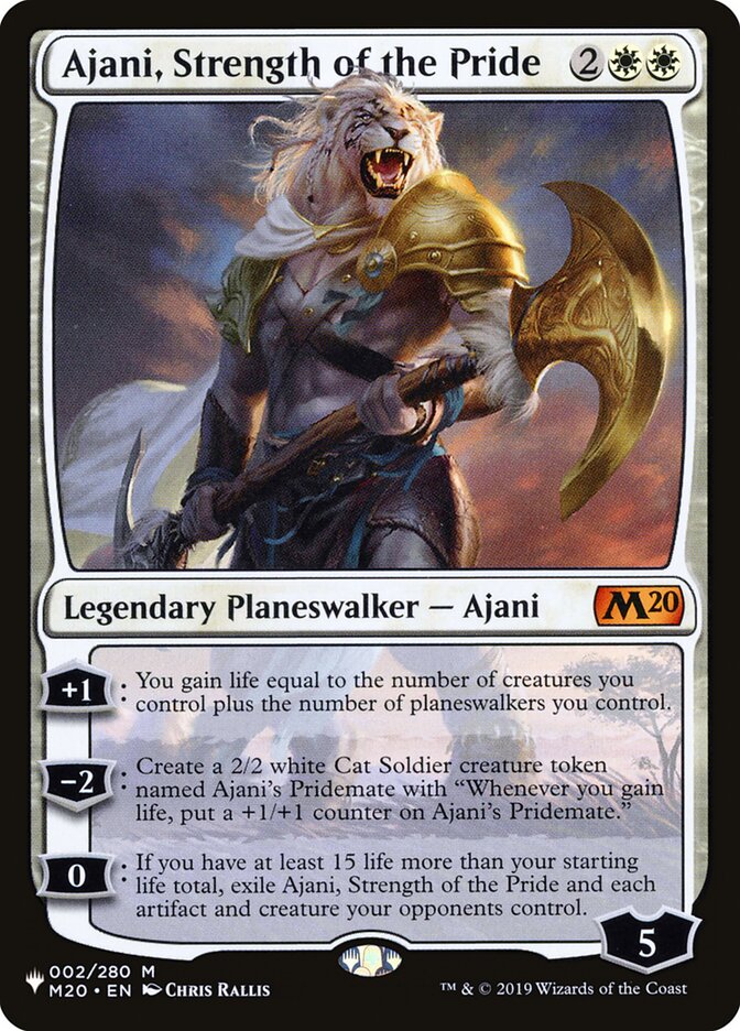 Ajani, Strength of the Pride [The List] | Pegasus Games WI