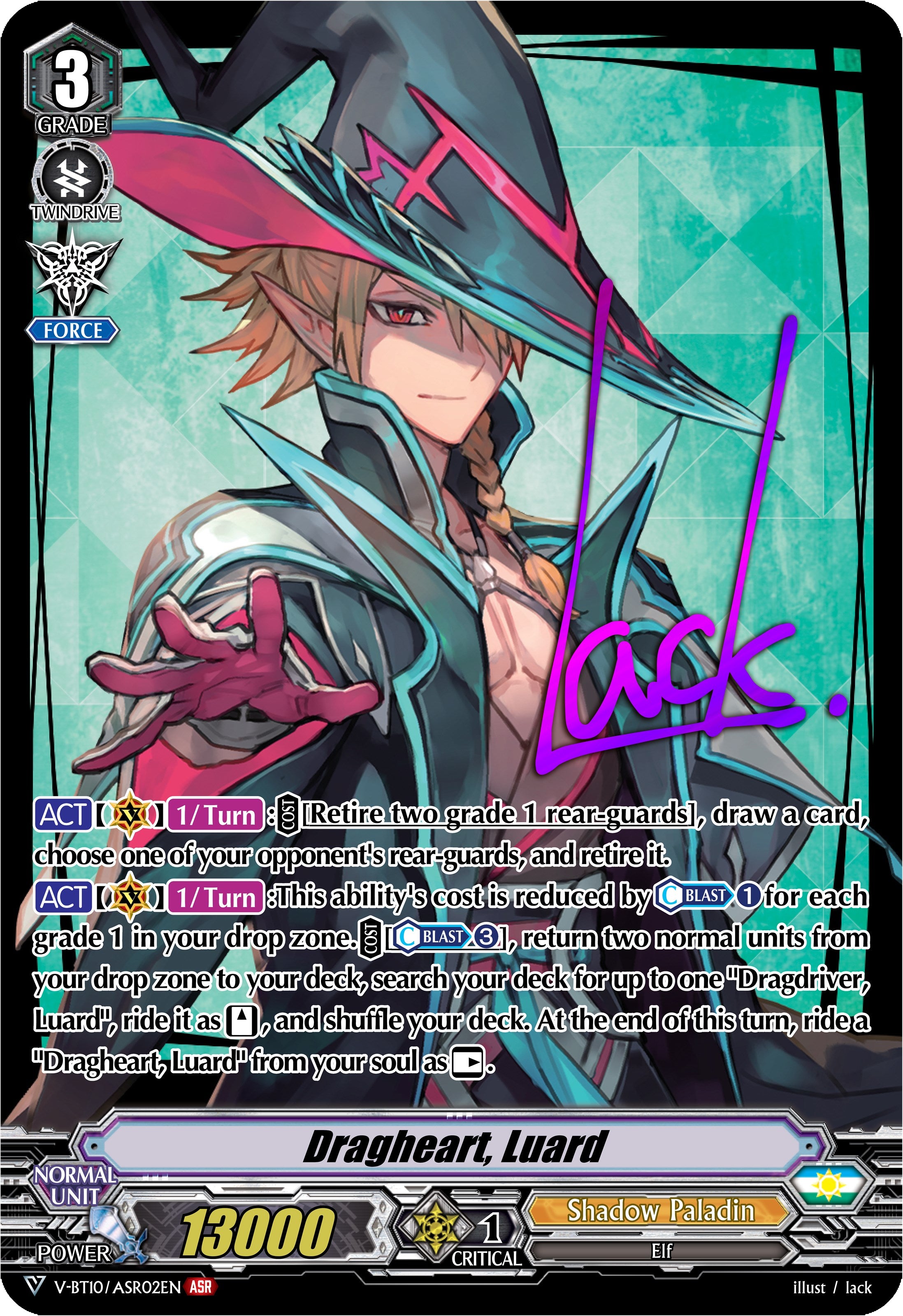 Dragheart, Luard (V-BT10/ASR02EN) [Phantom Dragon Aeon] | Pegasus Games WI