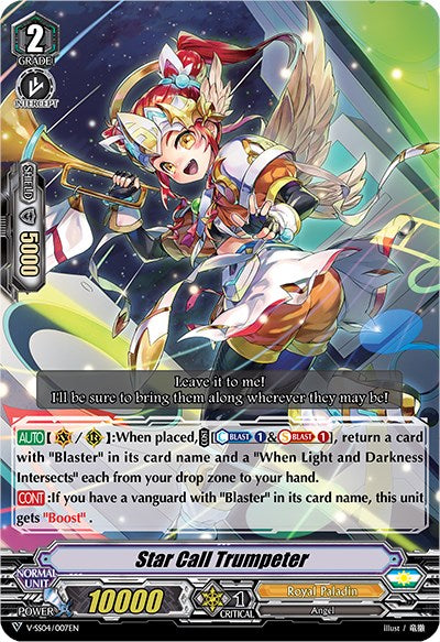 Star Call Trumpeter (V-SS04/007EN) [Majesty Lord Blaster] | Pegasus Games WI