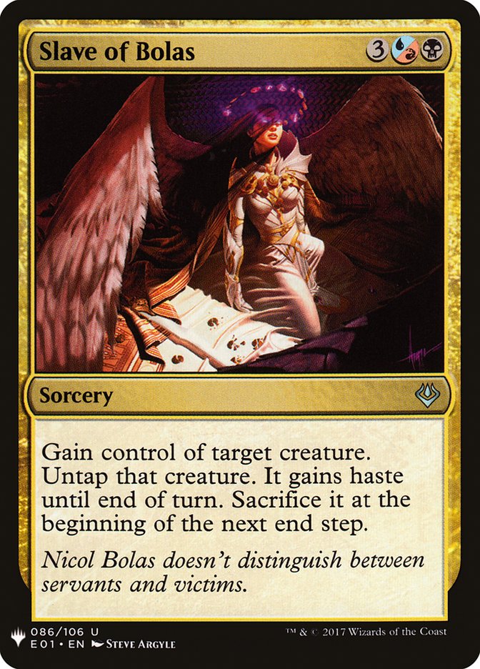Slave of Bolas [Mystery Booster] | Pegasus Games WI