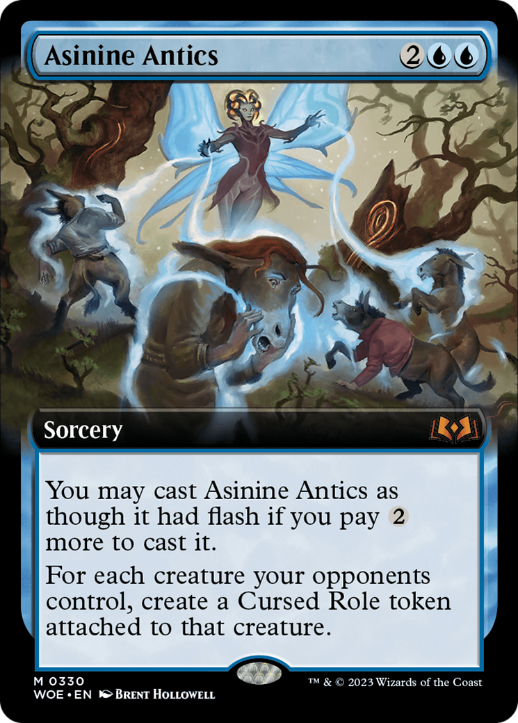 Asinine Antics (Extended Art) [Wilds of Eldraine] | Pegasus Games WI