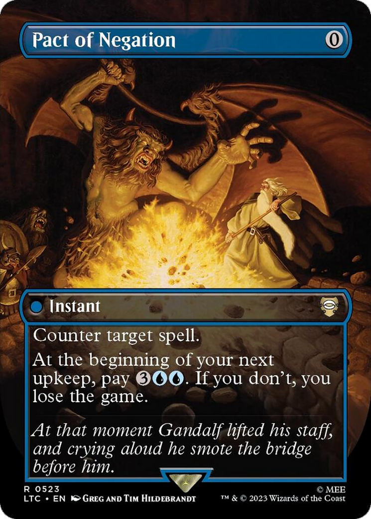 Pact of Negation (Borderless) [The Lord of the Rings: Tales of Middle-Earth Commander] | Pegasus Games WI
