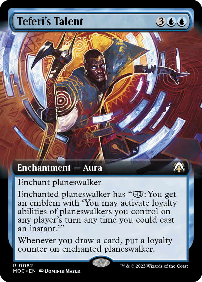 Teferi's Talent (Extended Art) [March of the Machine Commander] | Pegasus Games WI