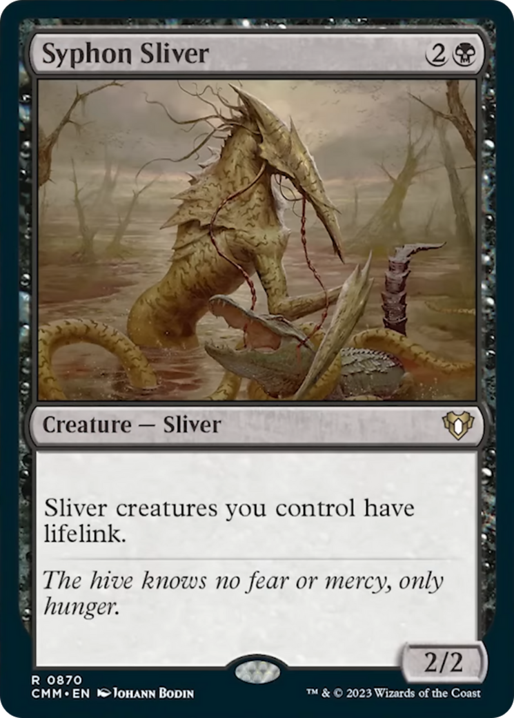 Syphon Sliver [Commander Masters] | Pegasus Games WI