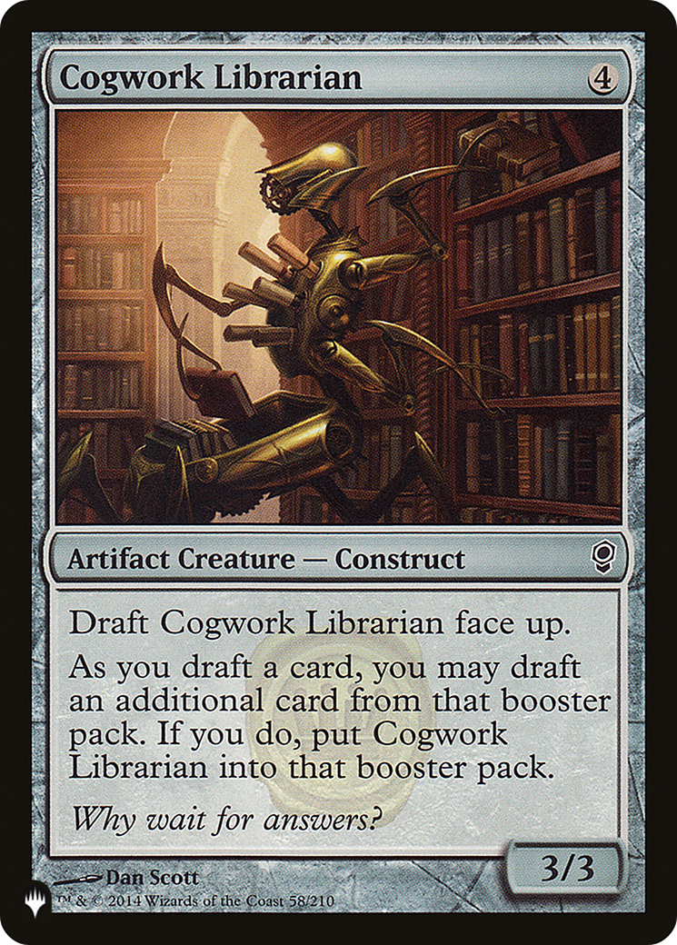 Cogwork Librarian [The List Reprints] | Pegasus Games WI