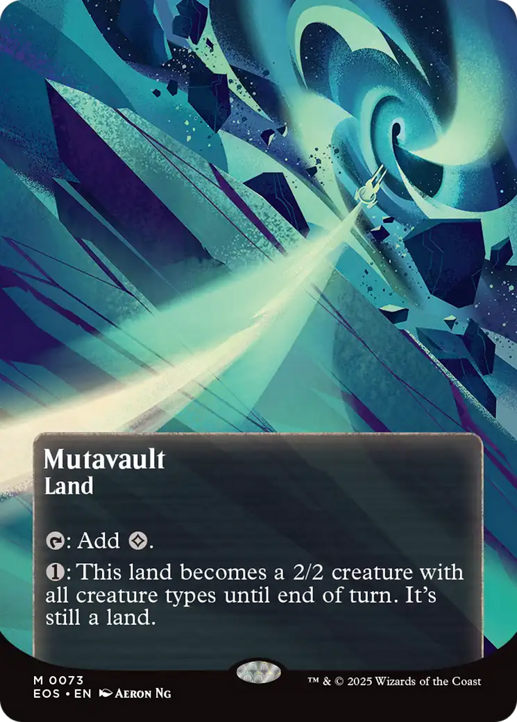 Mutavault (0073) (Borderless) [Edge of Eternities: Stellar Sights] | Pegasus Games WI