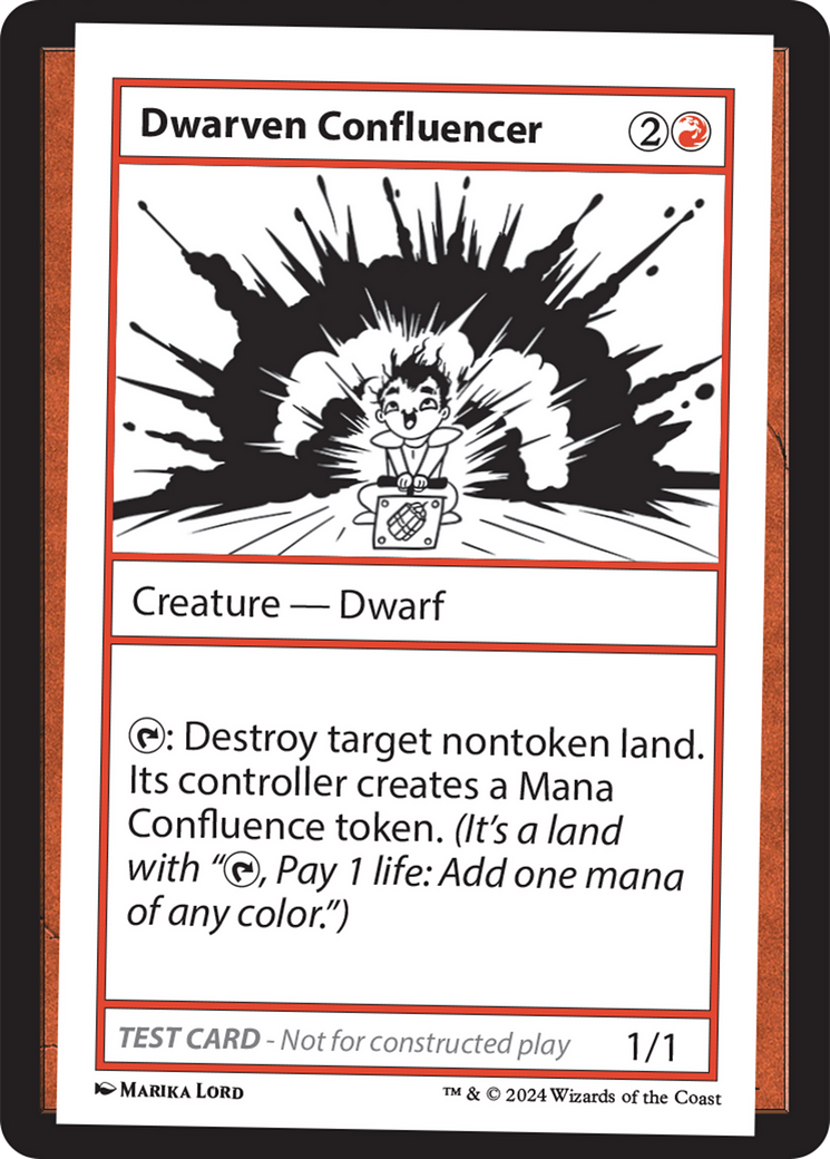 Dwarven Confluencer [Mystery Booster 2 Playtest Cards] | Pegasus Games WI