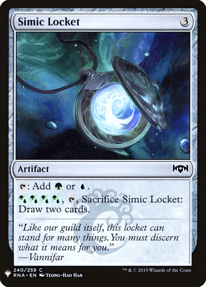 Simic Locket [Mystery Booster] | Pegasus Games WI