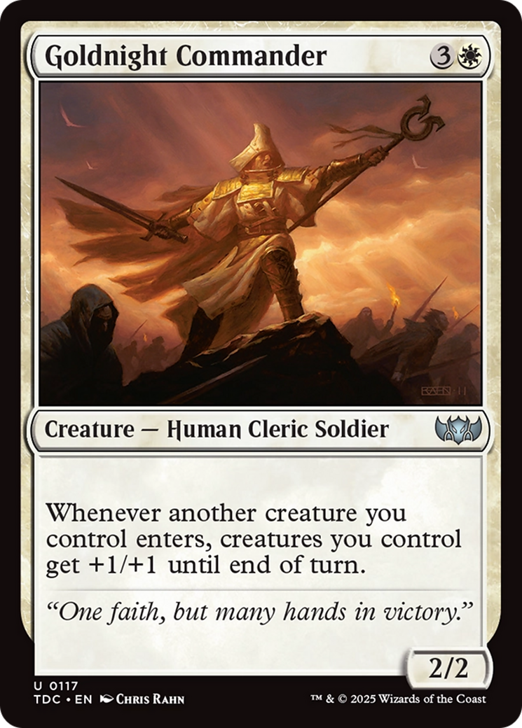 Goldnight Commander [Tarkir: Dragonstorm Commander] | Pegasus Games WI