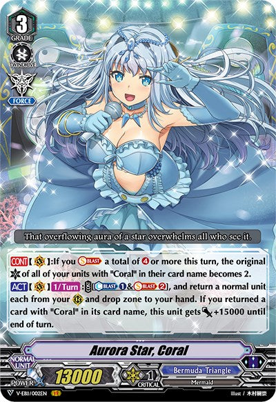 Aurora Star, Coral (V-EB11/002EN) [Crystal Melody] | Pegasus Games WI
