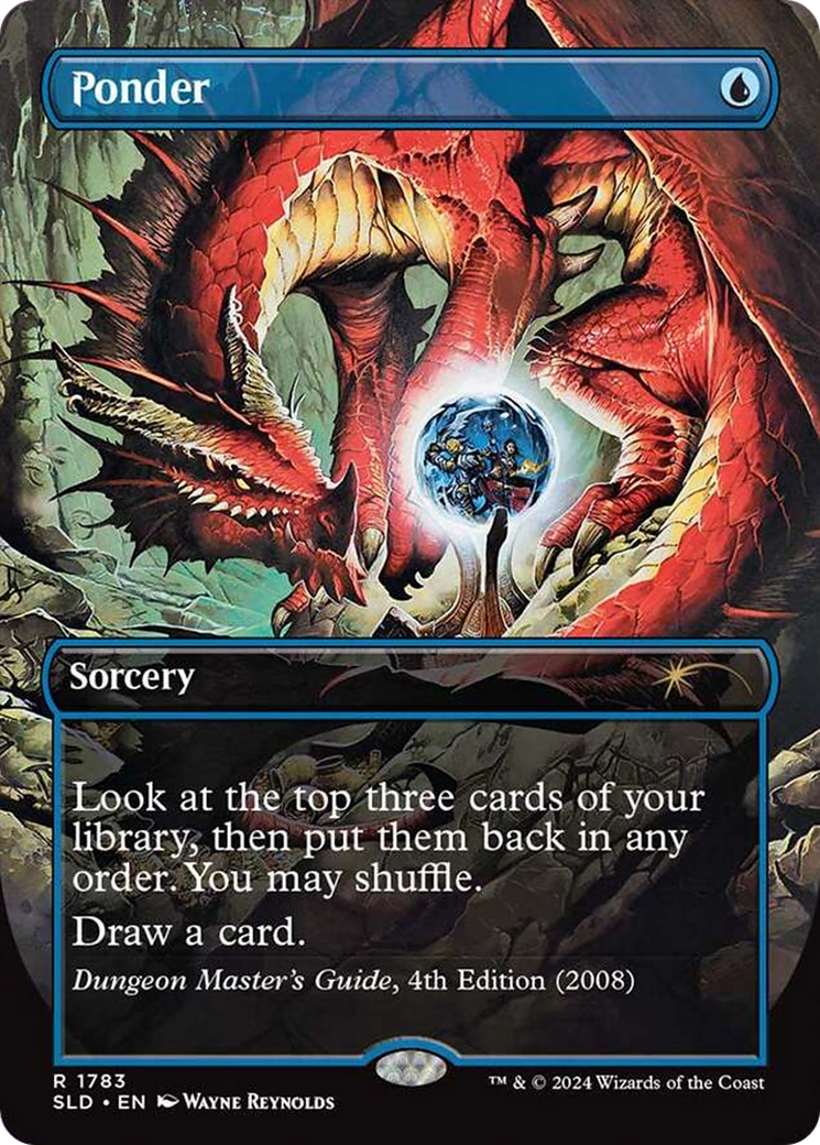 Ponder (1783) (Rainbow Foil) [Secret Lair Drop Series] | Pegasus Games WI