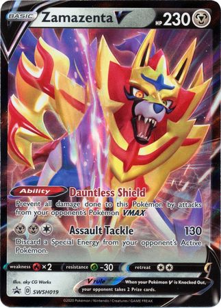 Zamazenta V (SWSH019) [Sword & Shield: Black Star Promos] | Pegasus Games WI