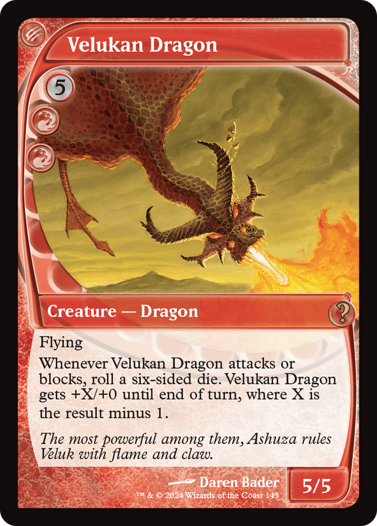 Velukan Dragon (Future Sight) [Mystery Booster 2] | Pegasus Games WI