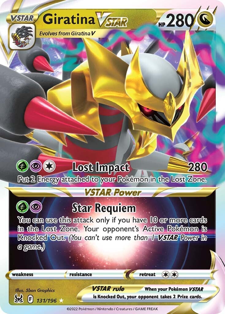 Giratina VSTAR (131/196) (Jumbo Card) [Sword & Shield: Lost Origin] | Pegasus Games WI