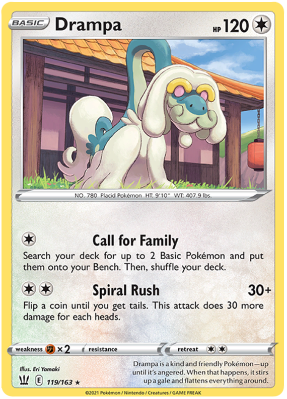 Drampa (119/163) [Sword & Shield: Battle Styles] | Pegasus Games WI