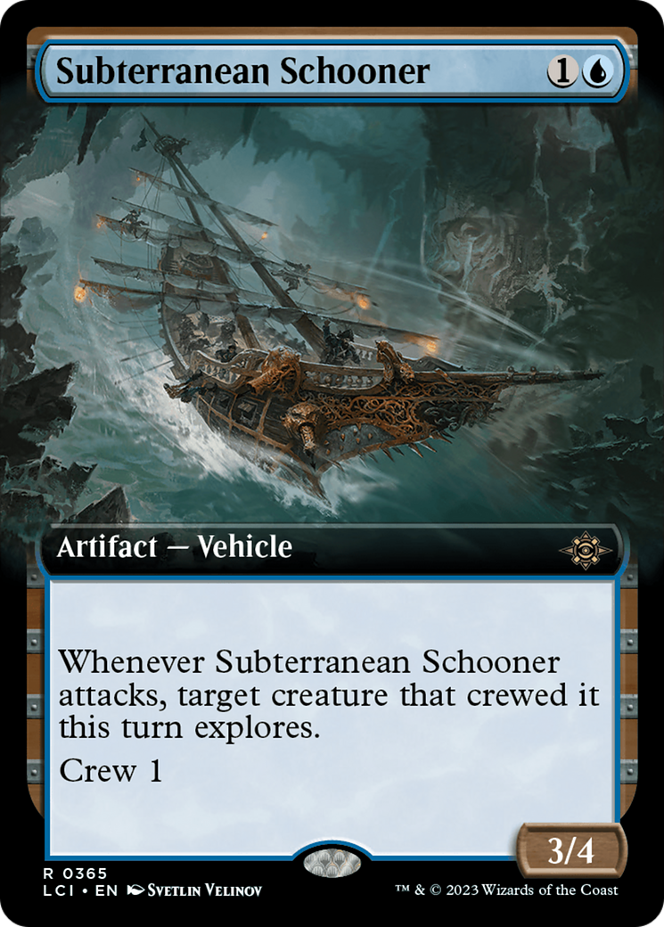 Subterranean Schooner (Extended Art) [The Lost Caverns of Ixalan] | Pegasus Games WI