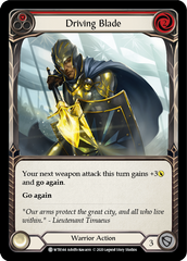 Driving Blade (Red) [U-WTR144] (Welcome to Rathe Unlimited)  Unlimited Rainbow Foil | Pegasus Games WI