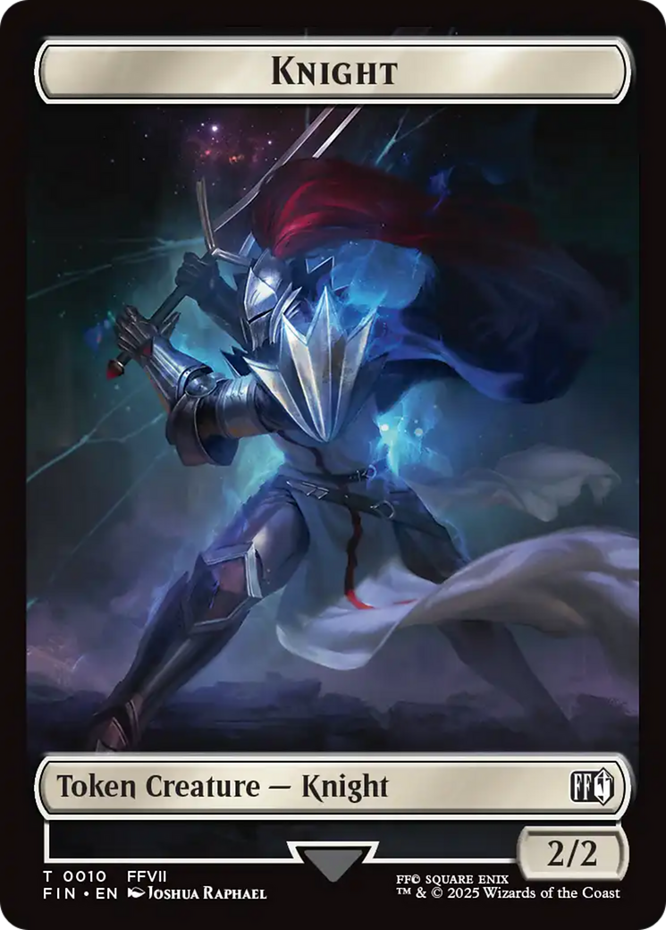 Hero (0003) // Knight Double-Sided Token [FINAL FANTASY Tokens] | Pegasus Games WI